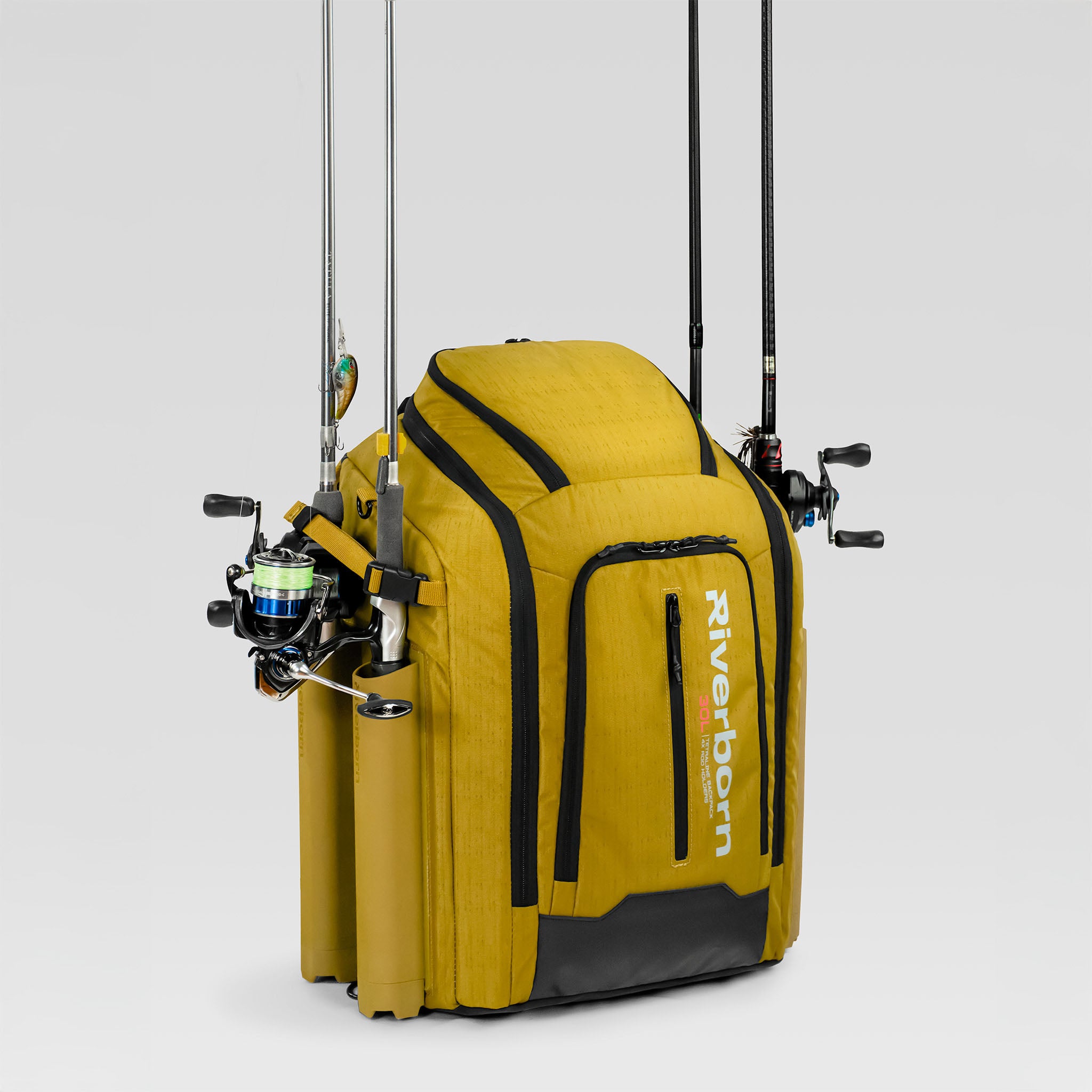 Tetraline Fishing Backpack - Carry 4 Rods & Tackle Tetraline Fishing Backpack - Carry 4 Rods & Tackle