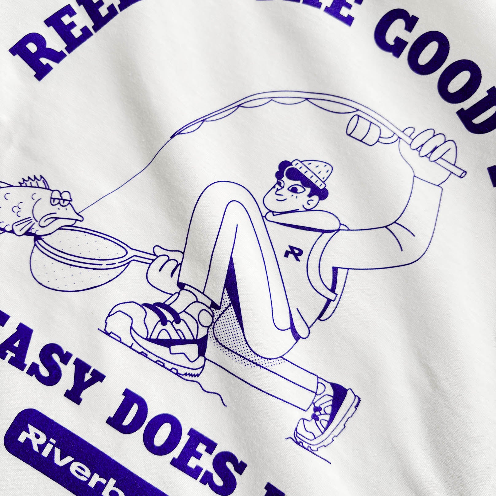 EASY DOES IT TEE - WHITE